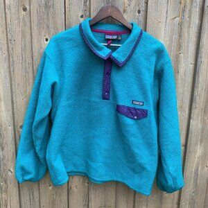 Vintage Patagonia Snap T Pullover Sweater Large